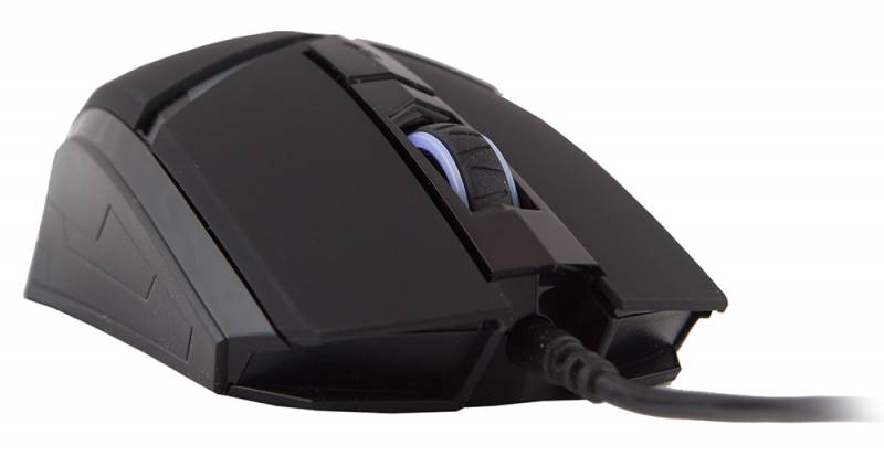 Мышь Оклик 795G GHOST черный оптическая (2400dpi) USB для ноутбука (6but)