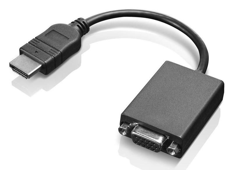 Адаптер Lenovo 0B47069 черный HDMI to VGA