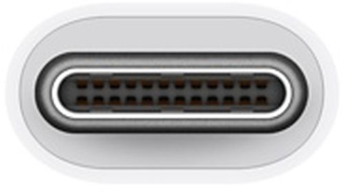 Переходник Apple MJ1M2ZM/A USB (f)-USB Type-C (m) 0.11м белый
