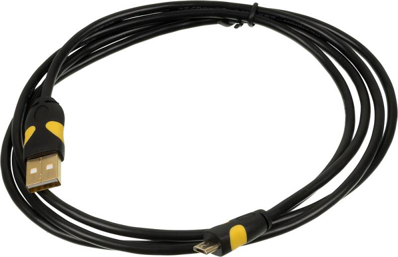 Кабель 2A Smooth connector USB (m)-micro USB (m) 1.5м черный