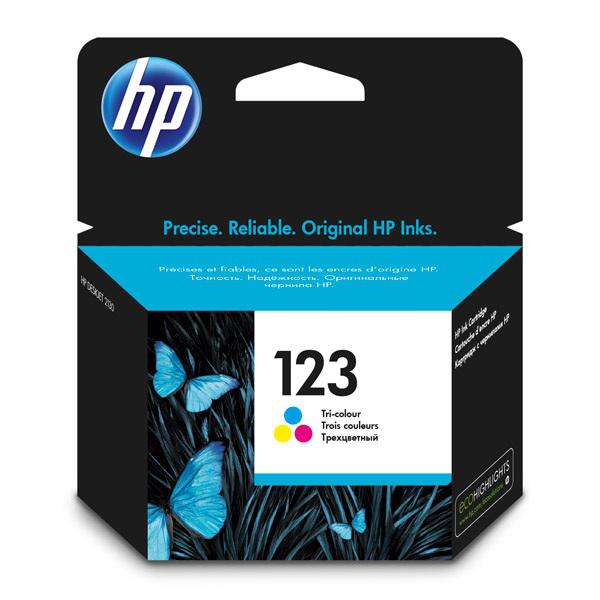 Картридж струйный HP 123 F6V16AE (срок до 02/2024) многоцветный (100стр.) для HP DJ 2130/2620/2630/2632/3639