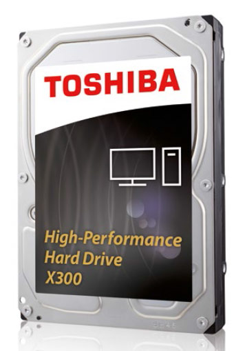 Жесткий диск Toshiba SATA-III 4Tb HDWE140EZSTA X300 (7200rpm) 128Mb 3.5" Rtl