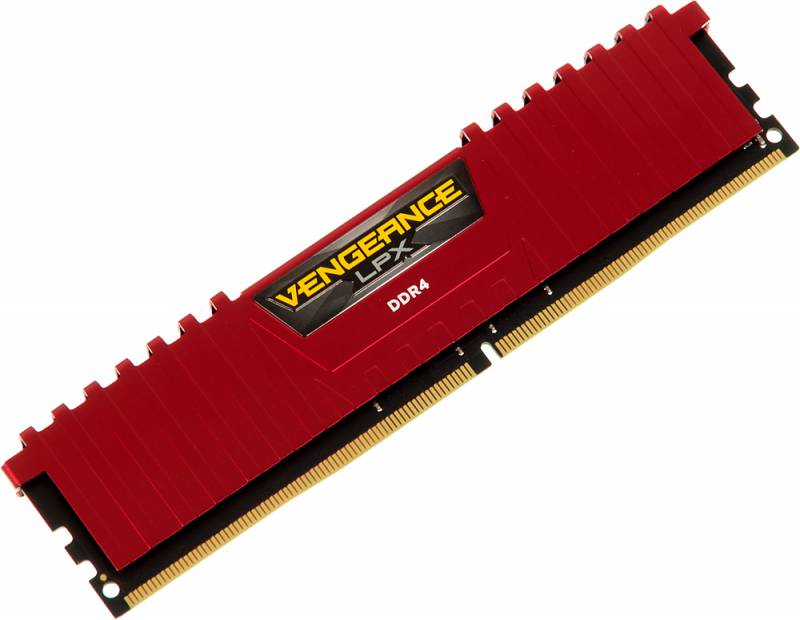 Память DDR4 8Gb 2666MHz Corsair CMK8GX4M1A2666C16R Vengeance LPX RTL PC4-21300 CL16 DIMM 288-pin 1.2В