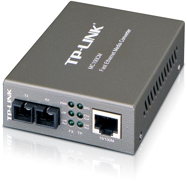 Медиаконвертер TP-Link MC100CM 100Mbit RJ45 100Mbit SC