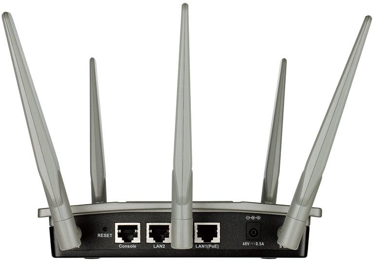 Точка доступа D-Link DAP-2695/RU/A1A AC1750 10/100/1000BASE-TX серый