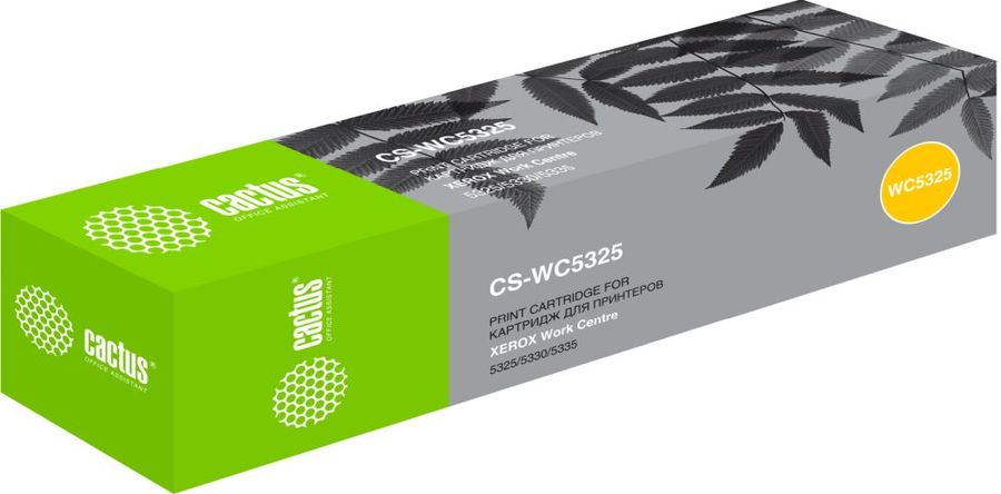 Картридж лазерный Cactus CS-WC5325 006R01160 черный (30000стр.) для Xerox WorkCentre 5325/5330/5335