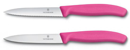 Набор ножей кухон. Victorinox Swiss Classic (6.7796.L5B) компл.:2шт розовый блистер