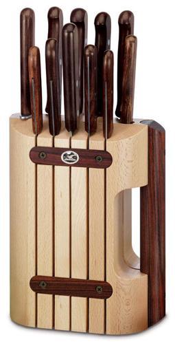 Набор ножей кухон. Victorinox Wood (5.1150.11) компл.:11предм. с подставкой дерево подар.коробка