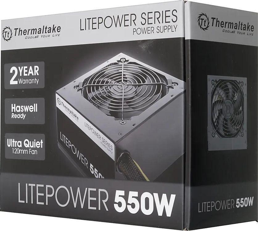 Блок питания Thermaltake ATX 550W Litepower (20+4pin) APFC 120mm fan 5xSATA RTL