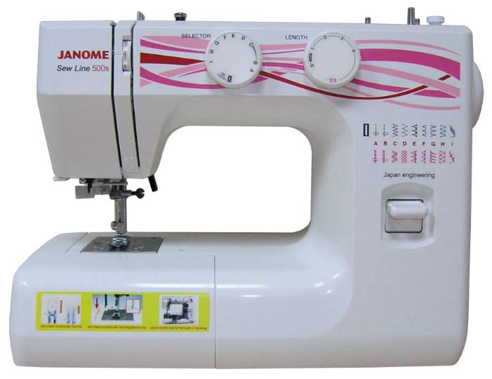 Швейная машина Janome Sew Line 500s белый