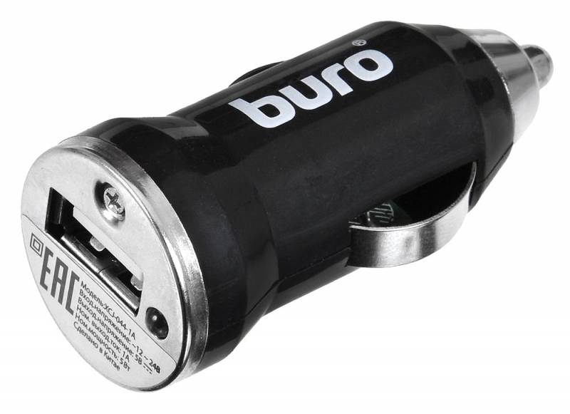 Автомобильное зар./устр. Buro XCJ-044-1A 5W 1A USB универсальное черный