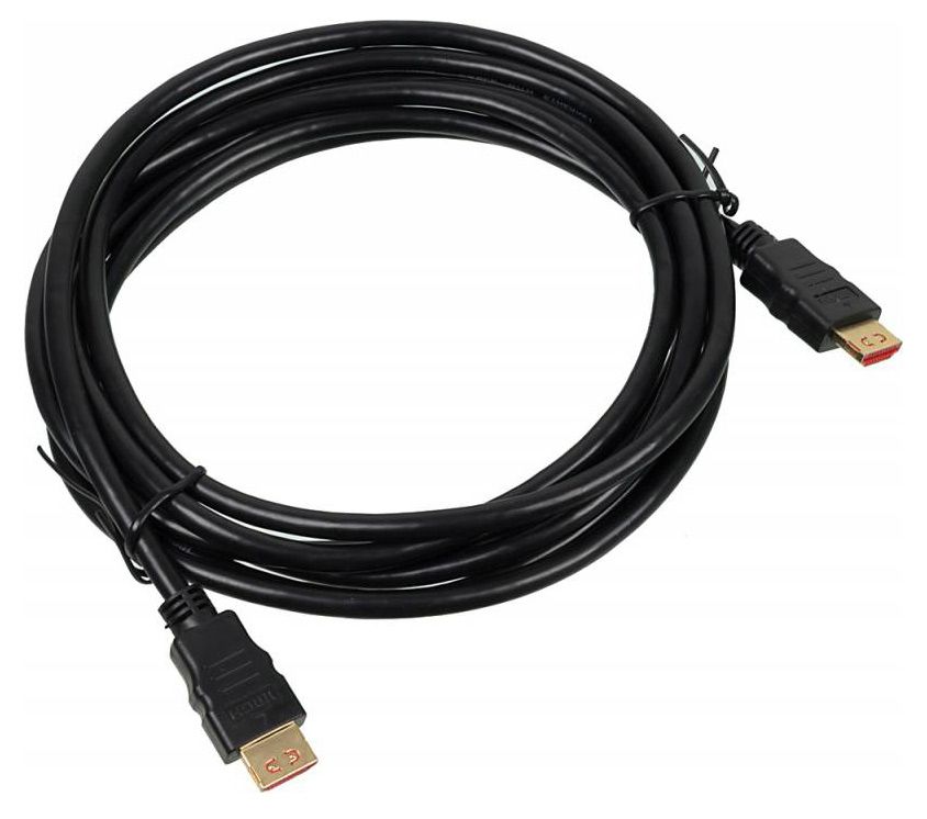 Кабель аудио-видео Buro HDMI 1.4 HDMI (m)/HDMI (m) 3м. позолоч.конт. черный (BHP HDMI V1.4 3M LOCK)