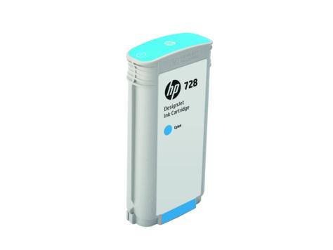 Картридж струйный HP 728 F9J67A голубой (130мл) для HP DJ T730/T830