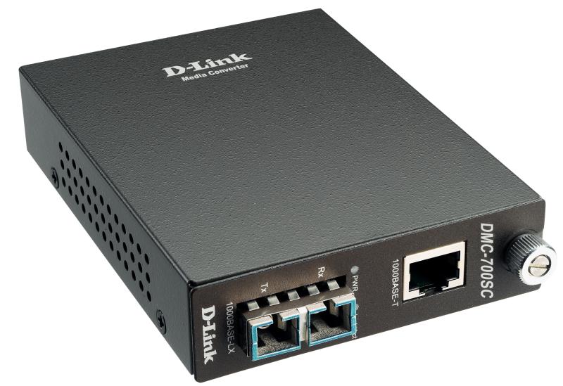 Медиаконвертер D-Link DMC-700SC/B9A 1000BASE-T to 1000BASE-SX Gigabit Ethernet