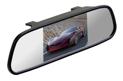 Зеркало заднего вида с монитором Silverstone F1 Interpower IP Mirror HD 5" 16:9 800x480 6Вт