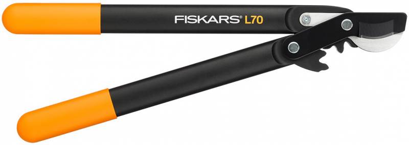 Сучкорез плоскостной Fiskars PowerGear L70 малый черный/оранжевый (1002104)