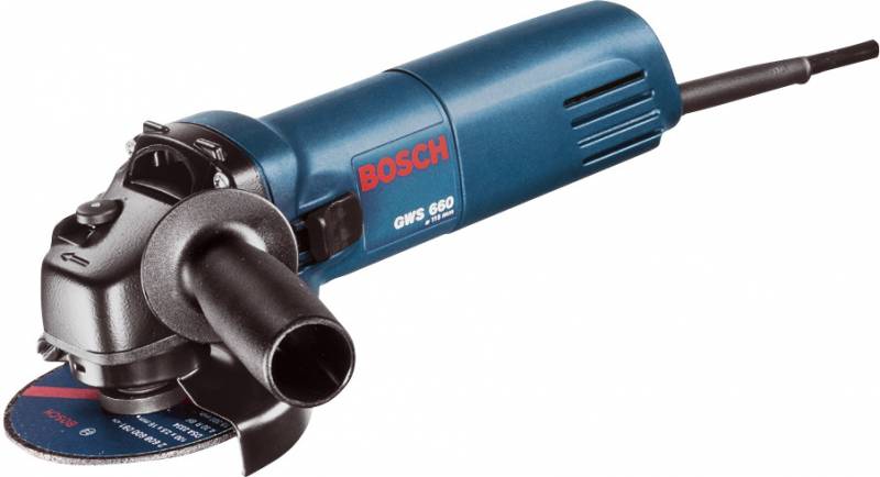 Углошлифовальная машина Bosch GWS 660 660Вт 11000об/мин рез.шпин.:M14 d=125мм