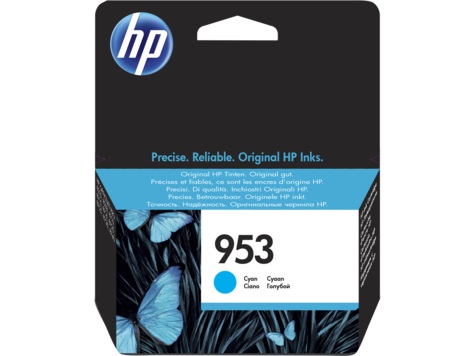 Картридж струйный HP 953 F6U12AE голубой (700стр.) для HP OJP 8710/8715/8720/8730/8210/8725
