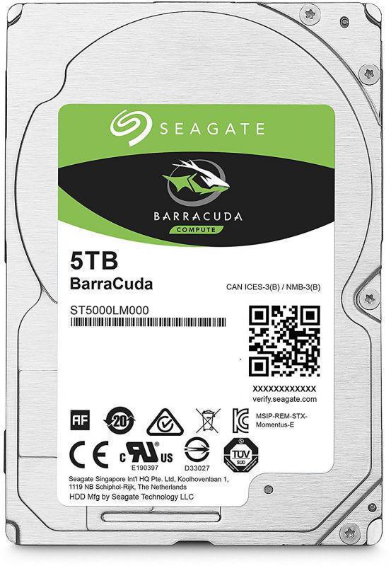 Жесткий диск Seagate Original SATA-III 5Tb ST5000LM000 Desktop Barracuda (5400rpm) 128Mb 2.5"