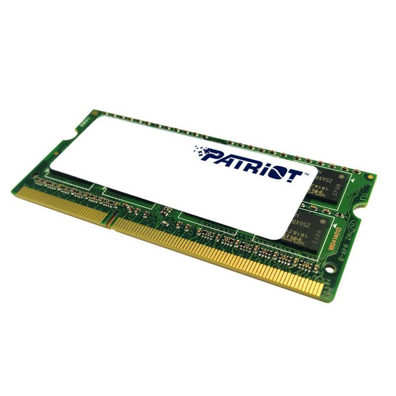 Память DDR3L 8Gb 1600MHz Patriot PSD38G1600L2S RTL PC3-12800 CL11 SO-DIMM 204-pin 1.35В dual rank Ret