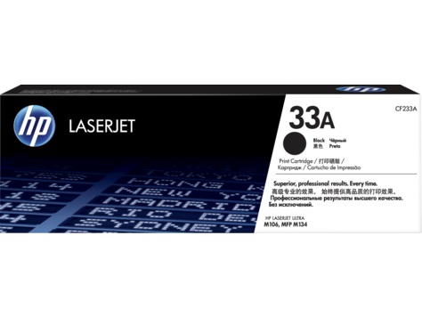 Картридж лазерный HP 33A CF233A черный (2300стр.) для HP LJ Pro M106/M134