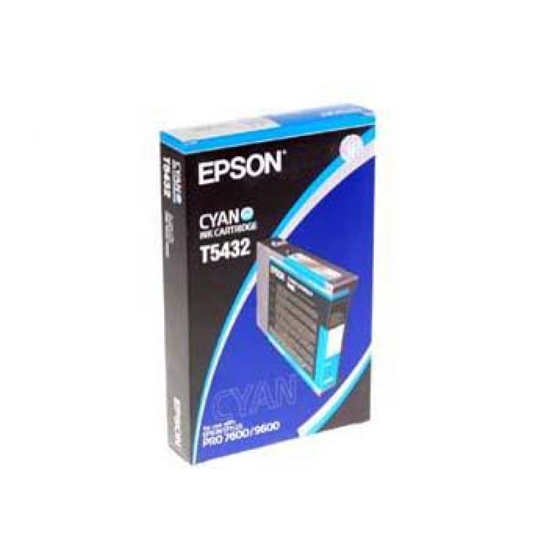 Картридж струйный Epson T5432 C13T543200 голубой (110мл) для Epson St Pro 7600/9600