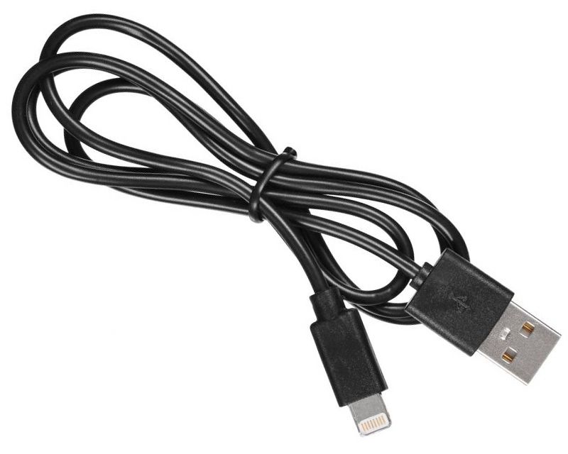 Кабель Buro BHP LIGHTNING 0.8 USB (m)-Lightning (m) 0.8м черный