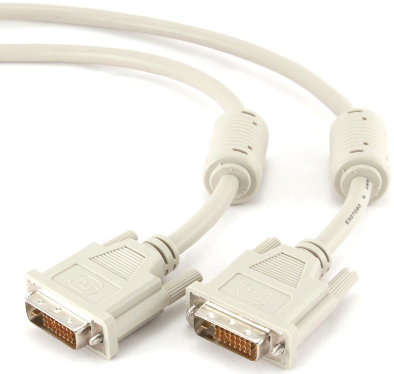 Кабель Cablexpert DVI-D dual link CC-DVI2-10M, 25M/25M, 10м, экран, феррит.кольца