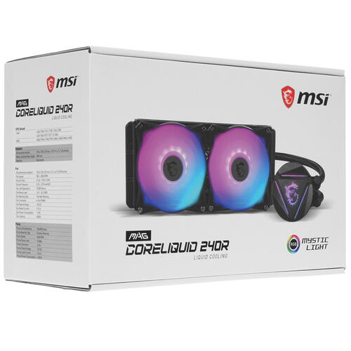 Устройство охлаждения MSI MAG CORELIQUID 240R