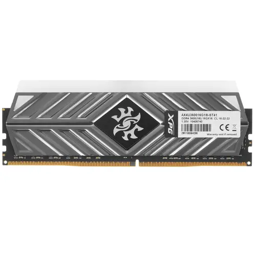Память DDR4 16GB 3600MHz A-Data DIMM XPG Spectrix D45G RGB Gaming Memory AX4U360016G18I-ST41 Non-ECC, CL18, 1.5V, RTL
