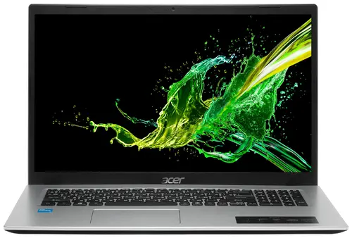 Ноутбук Acer Aspire 3 A317-53-37R1 Core i3 1115G4 8Gb SSD256Gb Intel UHD Graphics 17.3" TN HD+ (1600x900) Eshell silver WiFi BT Cam