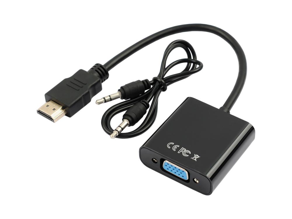 Конвертер VIXION AD29 HDMI (M) - VGA (F) (черный)