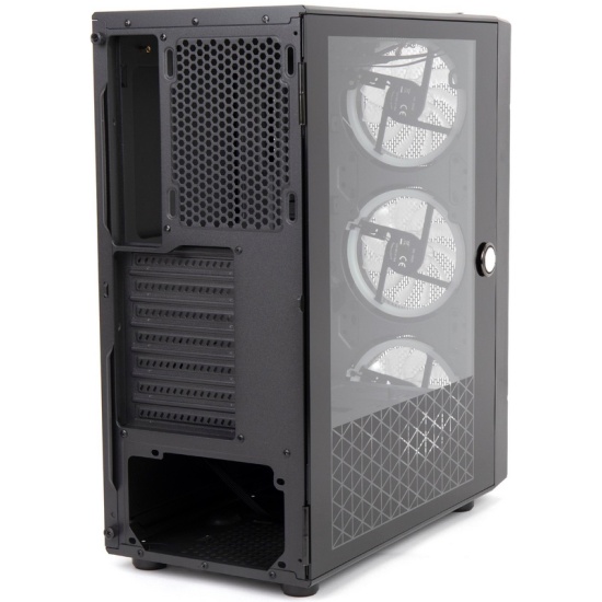 Корпус Hiper XG300 POLARIS черный без БП ATX 3x120mm RGB 2xUSB3.0 1xUSB2.0 audio