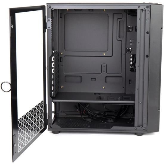 Корпус Hiper XG300 POLARIS черный без БП ATX 3x120mm RGB 2xUSB3.0 1xUSB2.0 audio