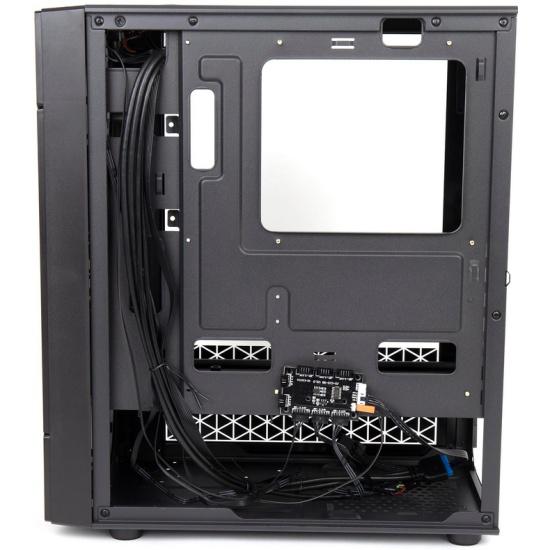 Корпус Hiper XG300 POLARIS черный без БП ATX 3x120mm RGB 2xUSB3.0 1xUSB2.0 audio