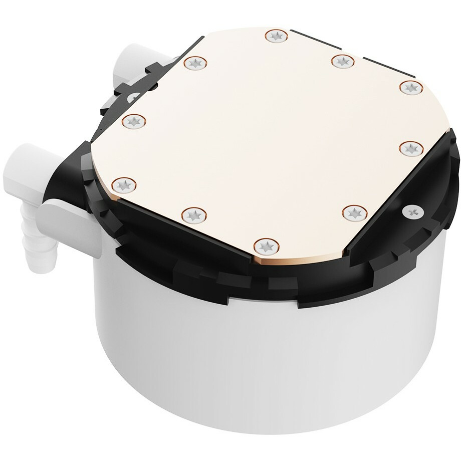 Система водяного охлаждения ID-Cooling FX240 ARGB WHITE Soc-AM5/AM4/1151/1200/2066/1700 4-pin PWM + 3-pin 5V ARGB 35dB Al 250W LED Ret