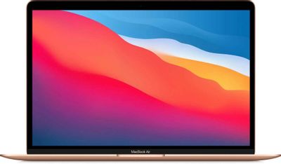Ноутбук Apple MacBook Air A2337 M1 8 core 8Gb SSD256Gb/7 core GPU 13.3" IPS (2560x1600) Mac OS gold WiFi BT Cam (MGND3HN/A)