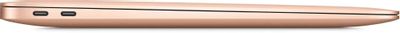 Ноутбук Apple MacBook Air A2337 M1 8 core 8Gb SSD256Gb/7 core GPU 13.3" IPS (2560x1600) Mac OS gold WiFi BT Cam (MGND3HN/A)