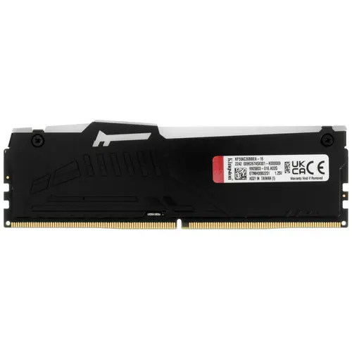 Память DDR5 16GB 5600MHz Kingston KF556C36BBEA-16 Fury Beast Black RGB RTL PC5-44800 CL36 DIMM 288-pin 1.25В kit single rank Ret