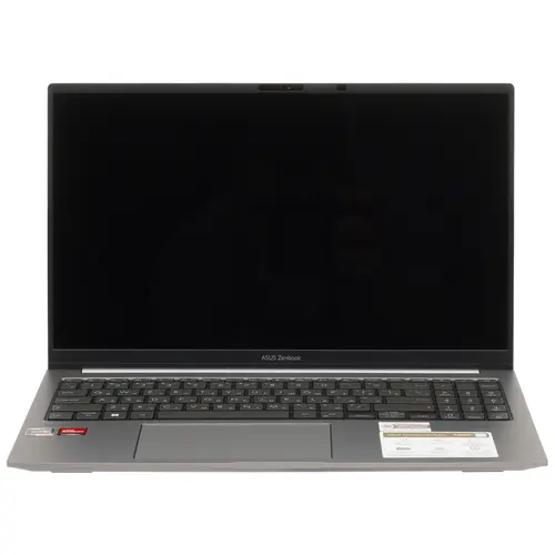 Ноутбук Asus ZenBook 15 OLED UM3504DA-MA430W Ryzen 7 7735U 32Gb SSD1Tb AMD Radeon 680M 15.6" OLED (2880x1620) noOS grey WiFi BT Cam (90NB1163-M00KJ0)