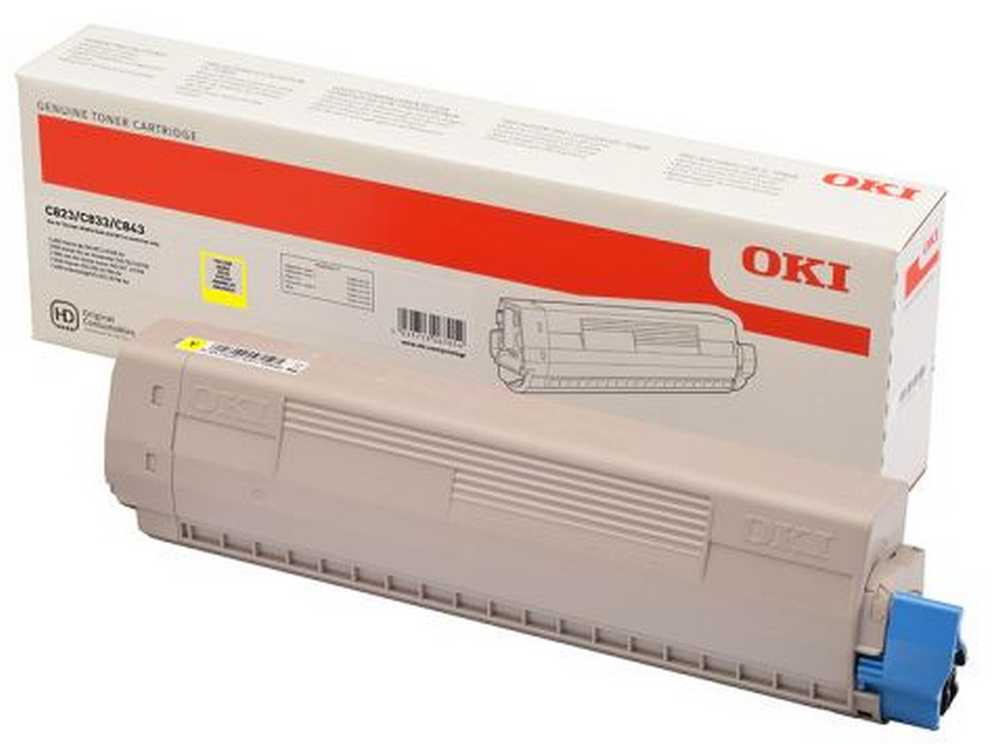 Картридж 46471105 для OKI C823/C833/С843 7K Yellow Compatible (совместимый)