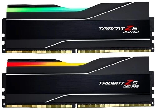 Память DDR5 2x16GB 6000MHz G.SKILL Trident Z5 Neo RGB CL36 PC5-48000 1.4V F5-6000J3636F16GX2-TZ5NR Black