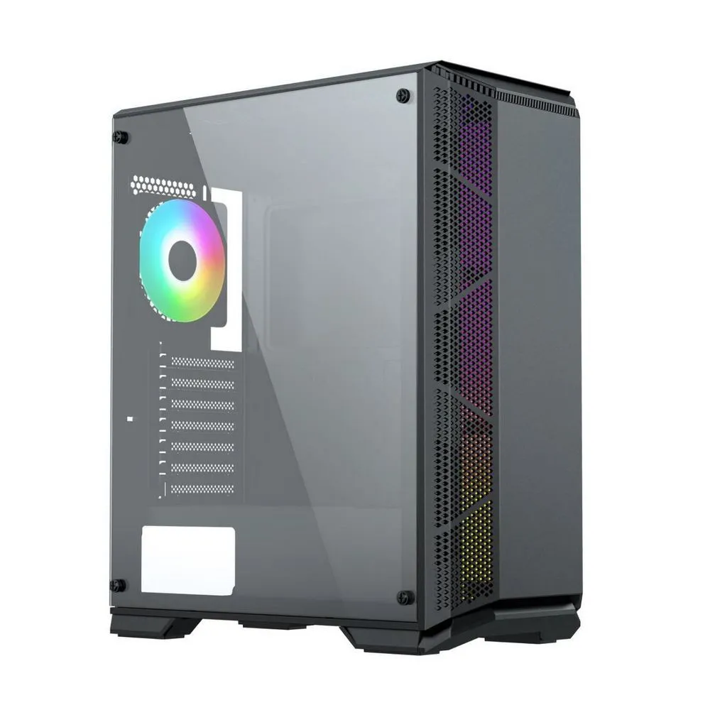 Корпус ACD Citadel 105 черный без БП ATX 1x120mm ARGB 2xUSB3.0 audio bott PSU