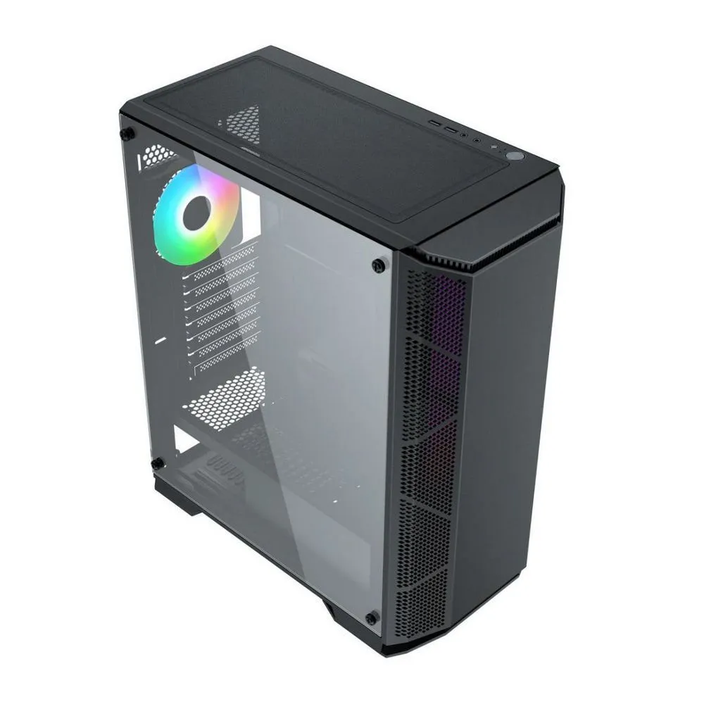 Корпус ACD Citadel 105 черный без БП ATX 1x120mm ARGB 2xUSB3.0 audio bott PSU