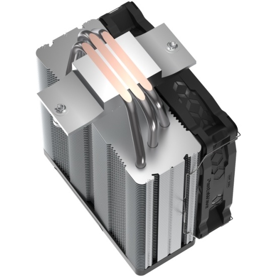 Устройство охлаждения(кулер) PentaWave PC-Z03E SRB PWM Soc-AM5/AM4/1151/1200/1700 черный 4-pin PWM 12-29dB Al+Cu 205W 450gr Ret