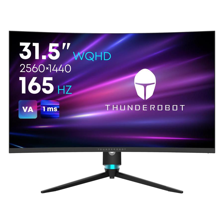 Монитор Thunderobot 31.5" Q32HL Curved 1500R черный VA LED 16:9 HDMI матовая HAS Piv 3000:1 280cd 178гр/178гр 2560x1440 165Hz DP WQ 7.4кг