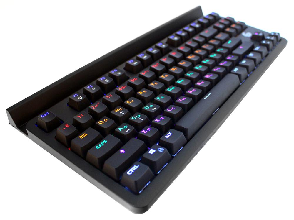 Клавиатура Gembird KB-G520L механическая черный USB Multimedia for gamer LED (18288)