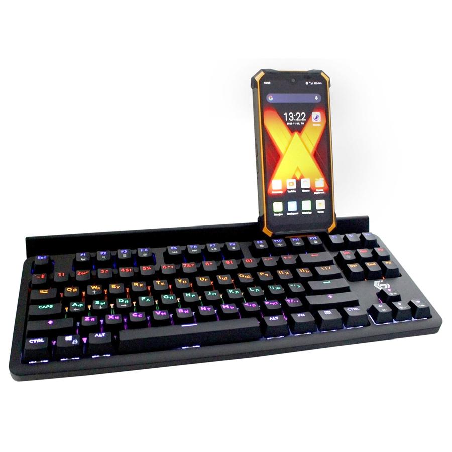 Клавиатура Gembird KB-G520L механическая черный USB Multimedia for gamer LED (18288)