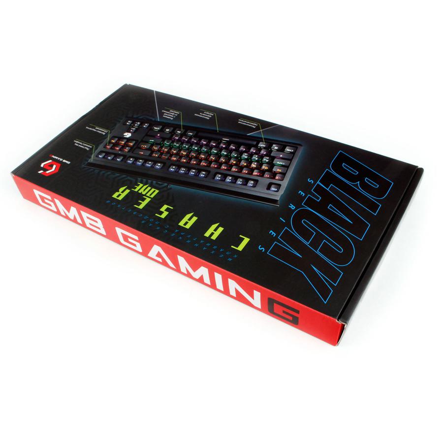 Клавиатура Gembird KB-G520L механическая черный USB Multimedia for gamer LED (18288)