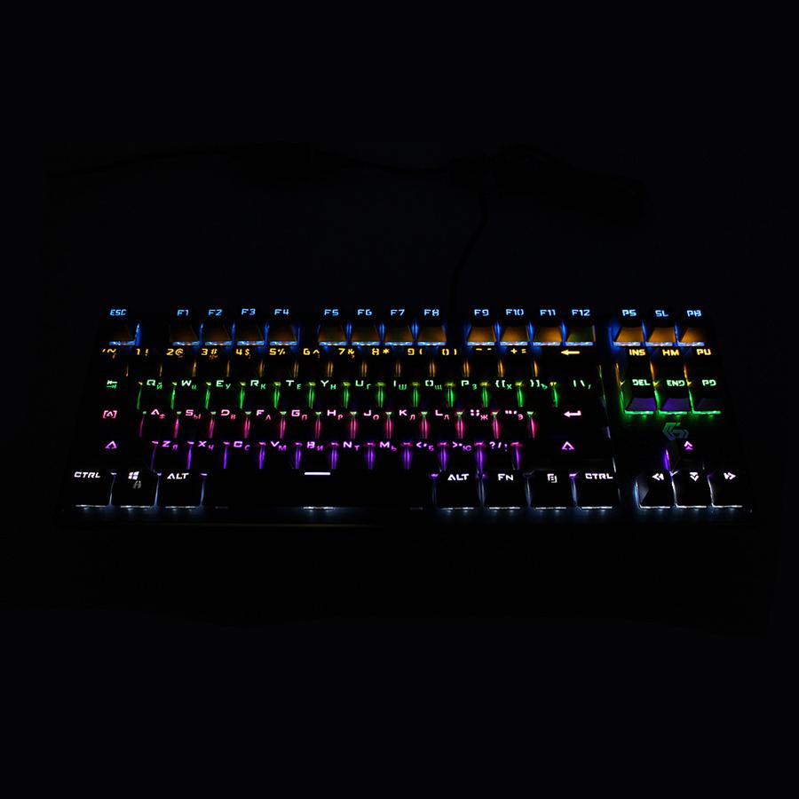 Клавиатура Gembird KB-G540L механическая черный USB Multimedia for gamer LED (KB-G540L)